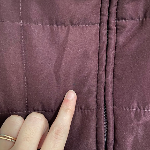 New York & Company women’s deep purple light‎ padding puffer zip vest pockets XL - Picture 4 of 8
